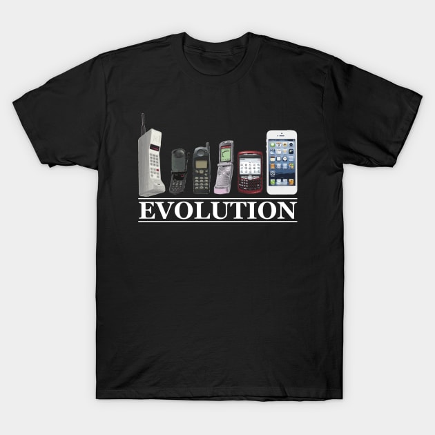 Evolution T-Shirt by thedysfunctionalbutterfly